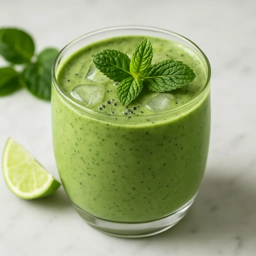 Collagen Mint-Lime Green Smoothie