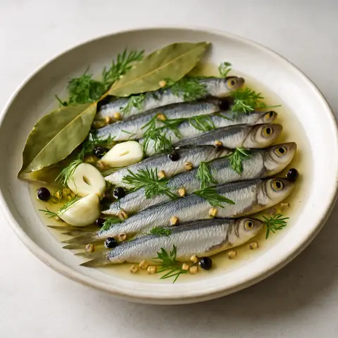 Vinegar-Marinated Sprats: A Baltic Delight