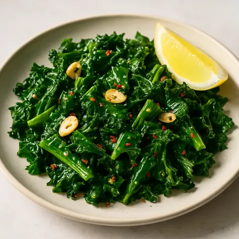 Garlic Sautéed Kale with Lemon