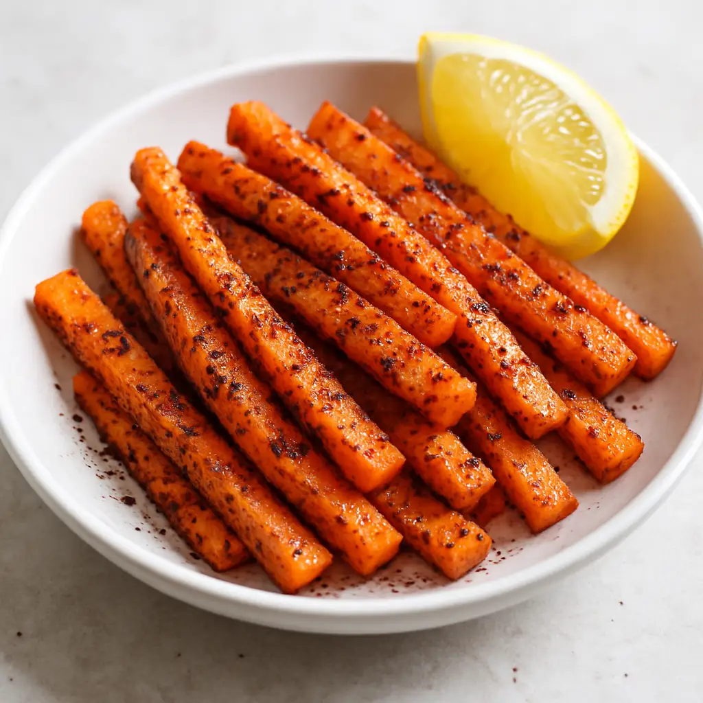 Sumac-Lemon Carrot Sticks