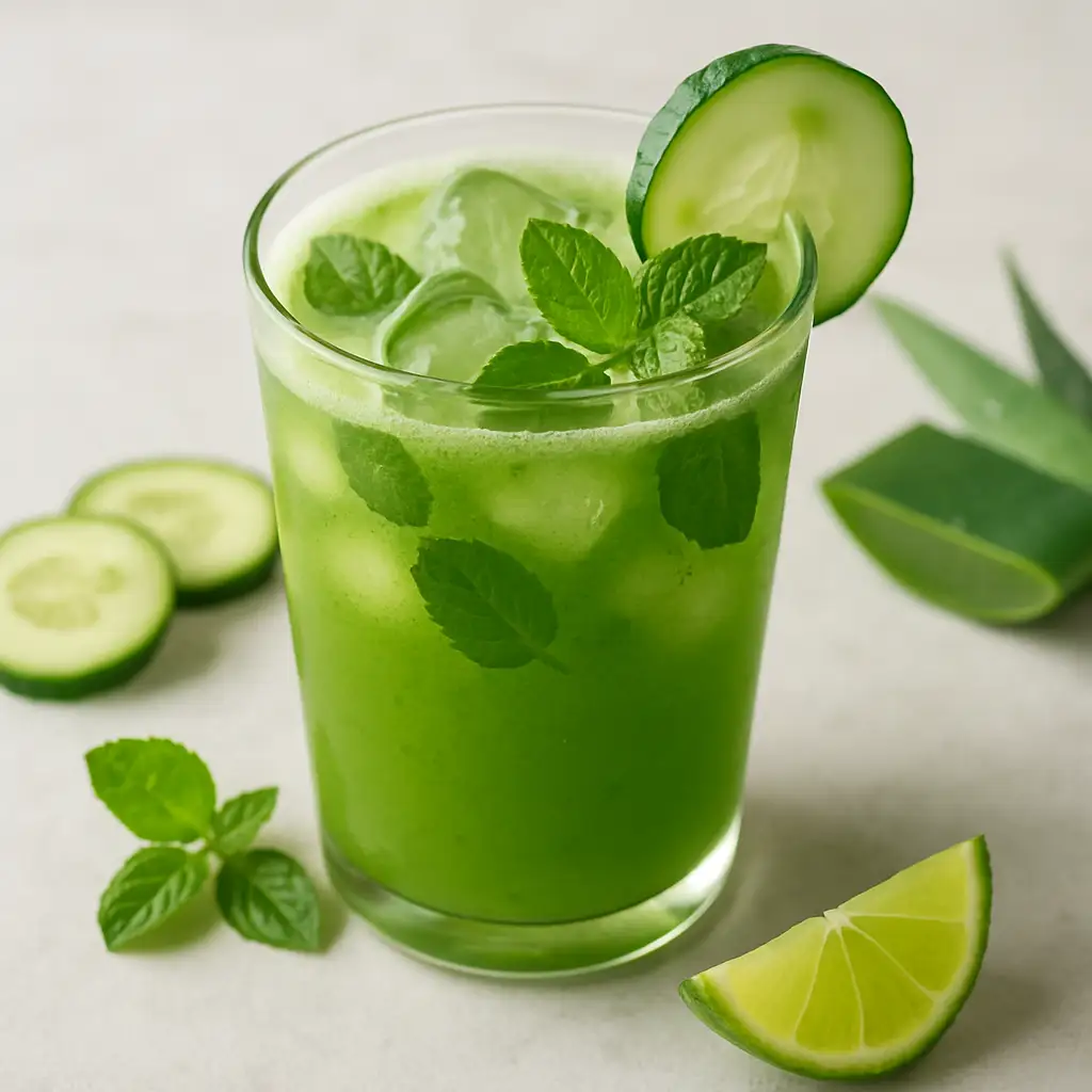 Cucumber-Aloe Electrolyte Cooler