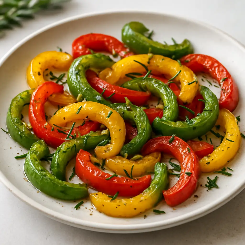 Garlic-Rosemary Roasted Bell Pepper Crescents