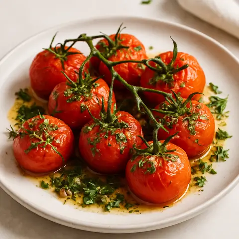 Garlic-Herb Roasted Vine Tomatoes