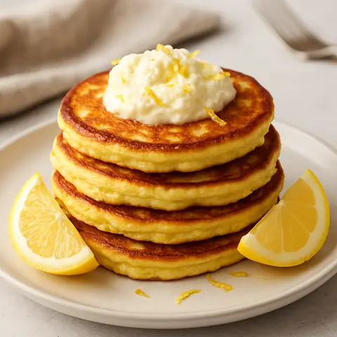 Low-Carb Lemon Ricotta Pancakes