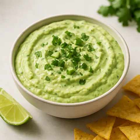 Cilantro-Avocado Greek Yogurt Salsa Verde Dip