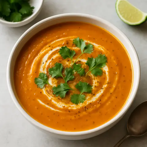 Spiced Pumpkin & Coconut Soup