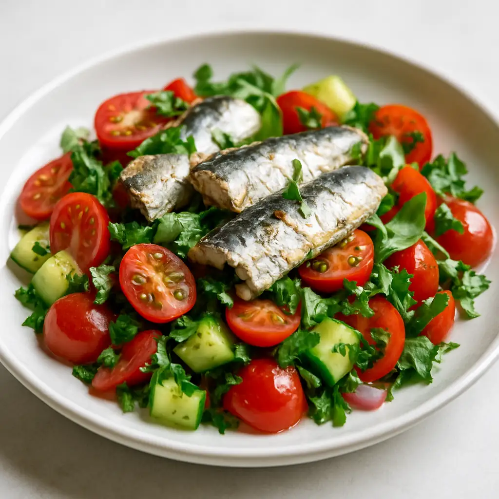 Sardine and Tomato Herb Salad
