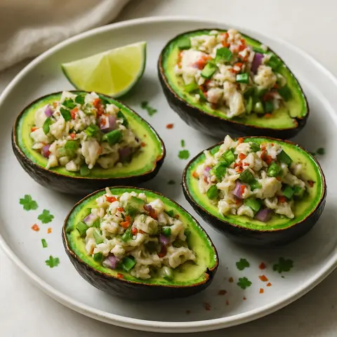 Zesty Crab & Avocado Breakfast Cups