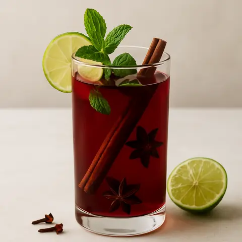 Spiced Hibiscus Agua de Jamaica