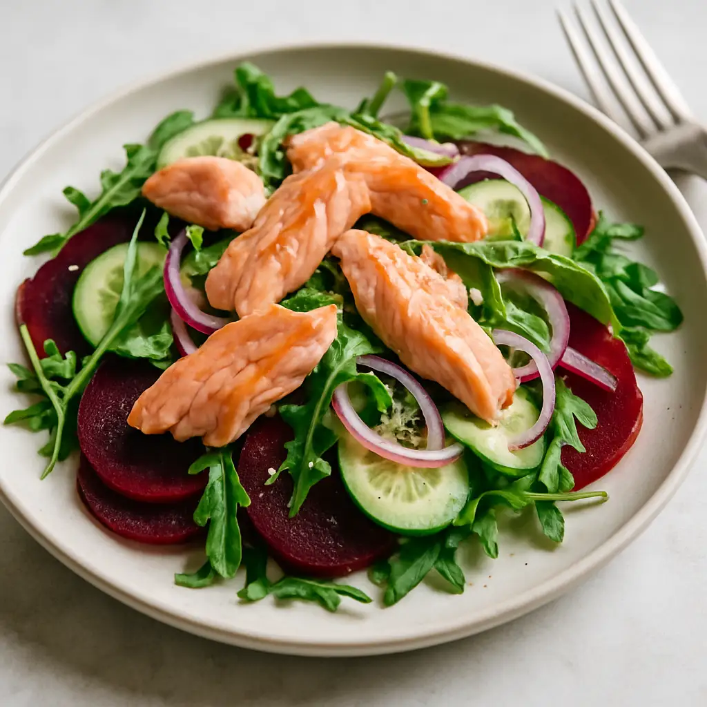 Smoked Trout & Beetroot Salad with Horseradish