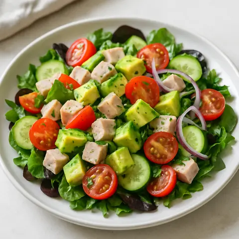 Turkey and Avocado Chef Salad
