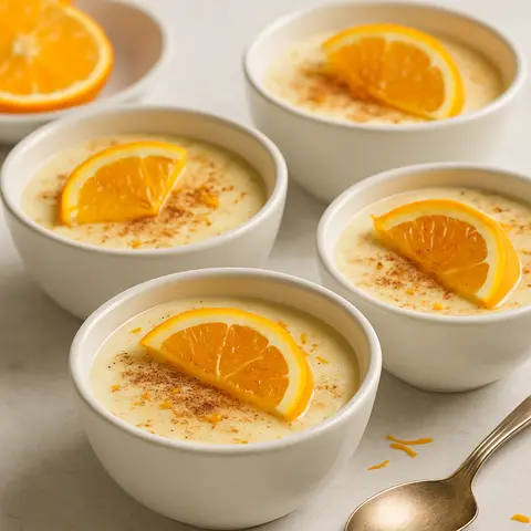 Orange Blossom Custard Cups