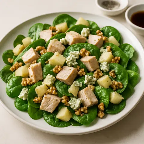 Turkey, Pear & Gorgonzola Salad