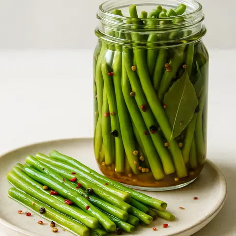 Tangy Pickled Garlic Shoots