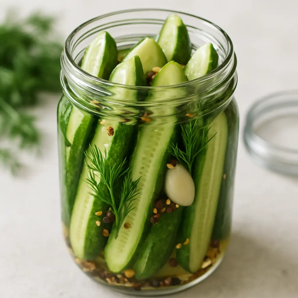 Classic Dill Pickles (Refrigerator Style)