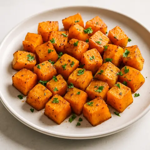 Cumin-Scented Roasted Butternut Cubes