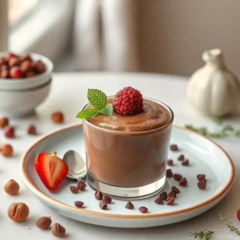 Chocolate Hazelnut-Free Mousse Cups