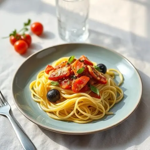Sardine Puttanesca over Zoodles: A Nutrient-Packed Delight