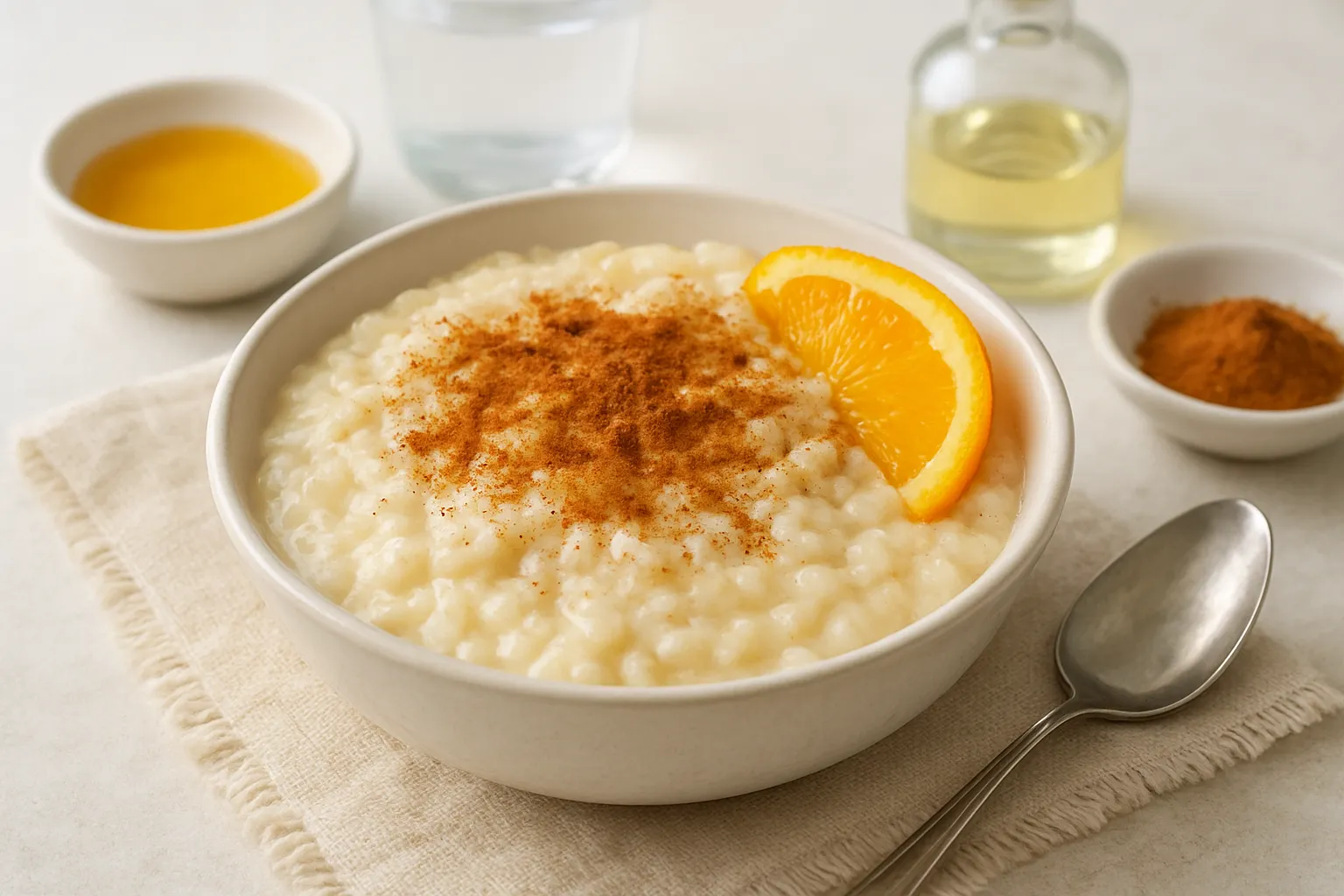 Light Orange Blossom Sütlaç (Rice Pudding)