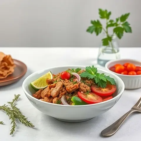 Taco-Spiced Ground Turkey Bowl (No Beans)