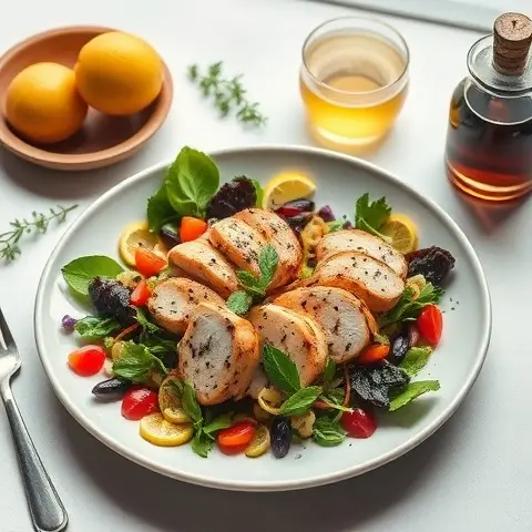 Balsamic-Free Capriccio Chicken Salad