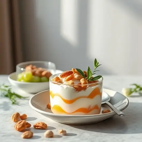 Keto Greek Yogurt Parfait with Nuts