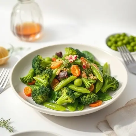 Sesame-Tahini Broccoli & Edamame Salad