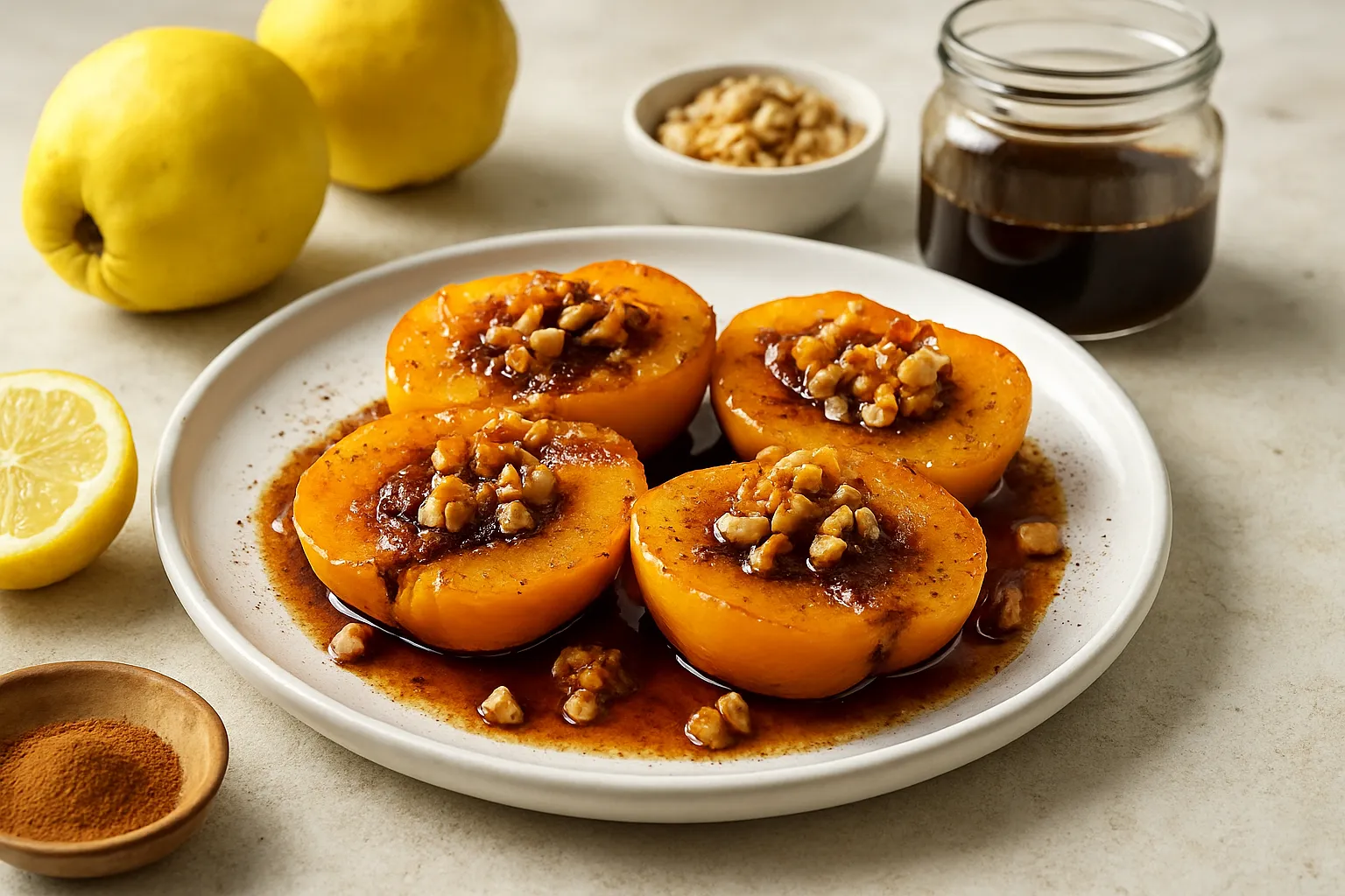 Deliciously Healthy Cinnamon Baked Quinces (Ayva Tatlısı)