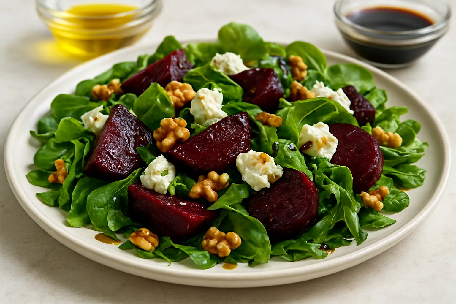 Roasted Beet and Goat Cheese Salad