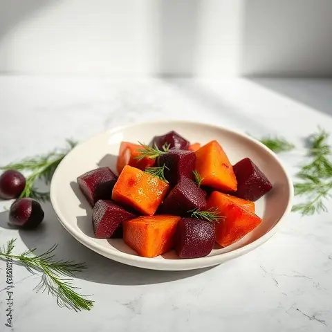 Oven-Roasted Baby Beets with Fresh Dill