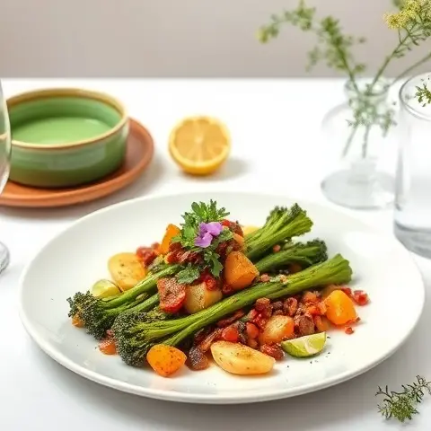 Chili-Lime Roasted Broccolini