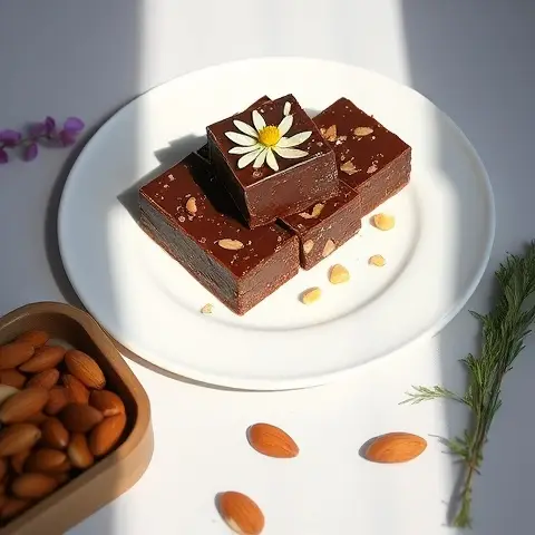 Chocolate-Almond Keto Fudge