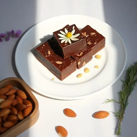 Chocolate-Almond Keto Fudge