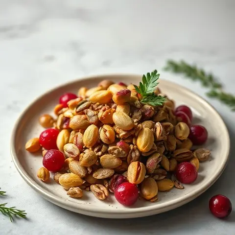 Nutritious Pistachio-Cranberry Seed Clusters