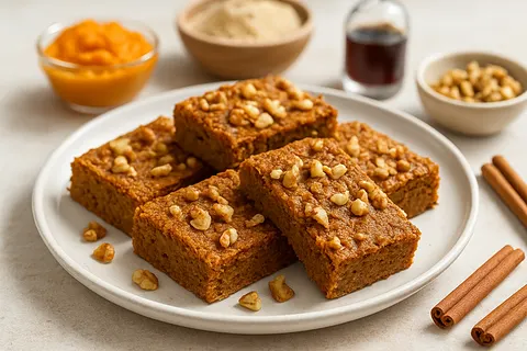 Nutritious Pumpkin-Spice Tigernut Bars