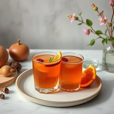 Spiced Hibiscus & Ginger Warm Brew