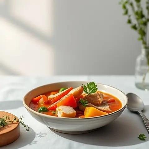 Nutritious Chicken & Vegetable Minestrone
