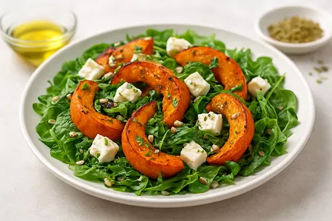 Roasted Pumpkin & Feta Salad
