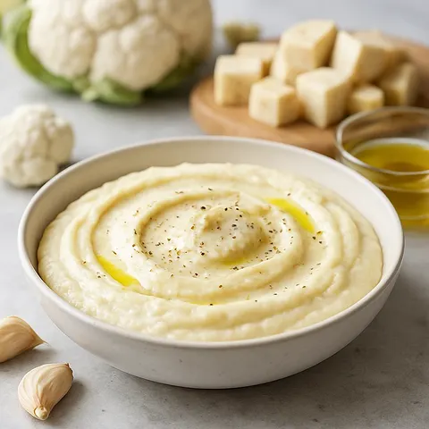 Creamy Cauliflower and Celery Root Purée