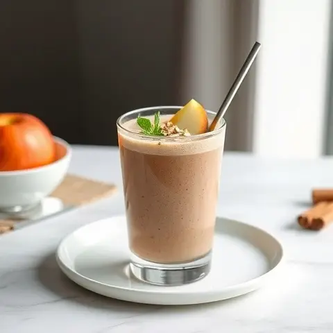 Heart-Healthy Apple Cinnamon Oat-Free Pie Smoothie