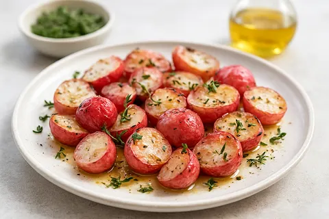 Roasted Radishes with Thyme