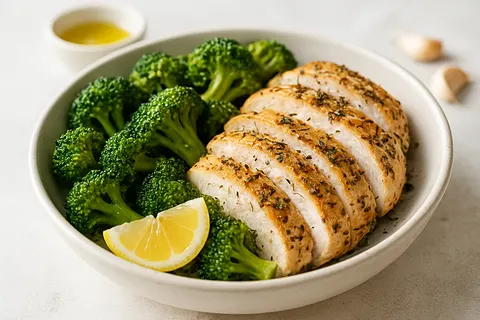 Herb-Roasted Chicken & Broccoli Bowl