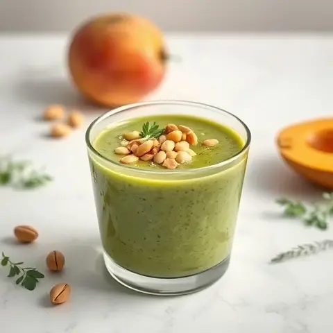 Pistachio Mango Green Smoothie