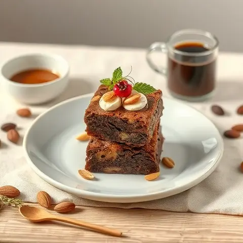 Nutritious Almond-Cocoa Espresso Squares