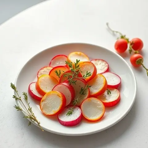 Pan-Roasted Radish Halves with Thyme