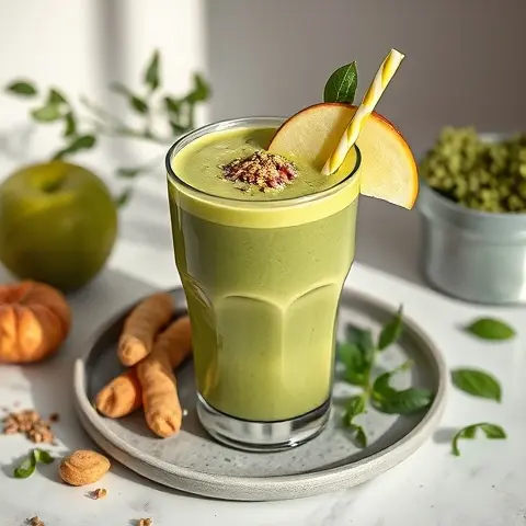 Matcha Free Green Apple Ginger Energy Smoothie