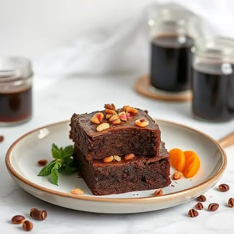 Espresso-Infused Protein Brownie (No Sugar)