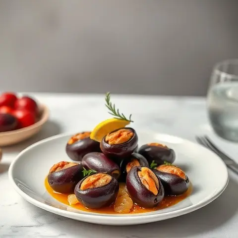 Lemon-Garlic Anchovy-Stuffed Olives