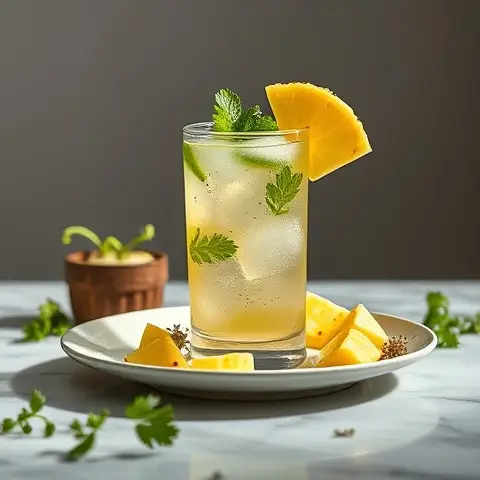 Cilantro‑Pineapple Electrolyte Refresher