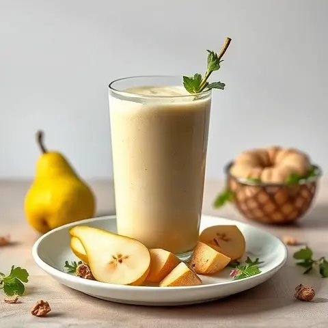 Pear Ginger Soothing Smoothie